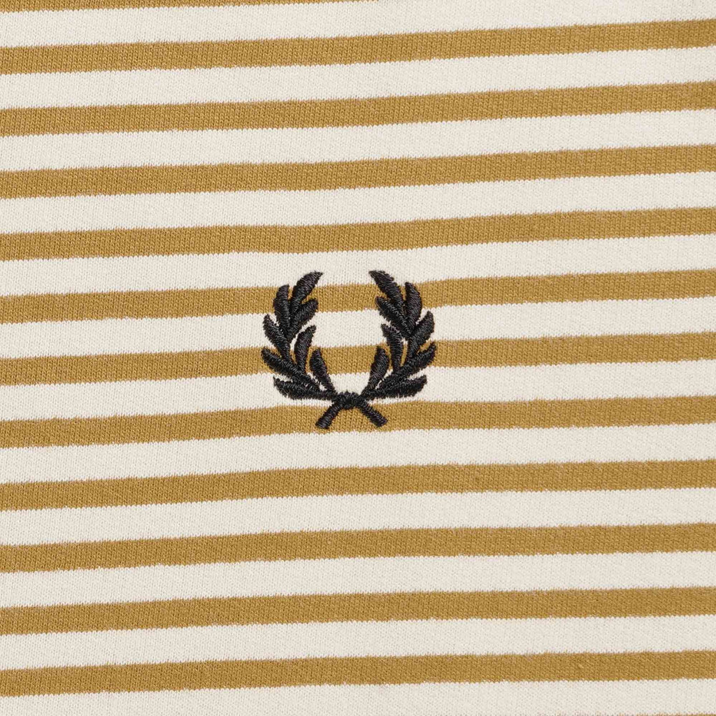 Fine Stripe Heavyweight T-Shirt - Oatmeal
