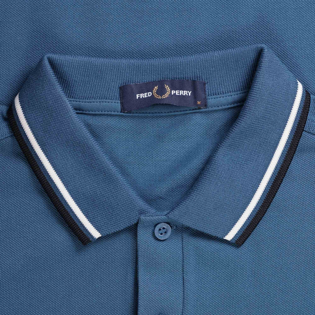 Fred Perry M3600 Twin Tipped Polo - Midnight Blue