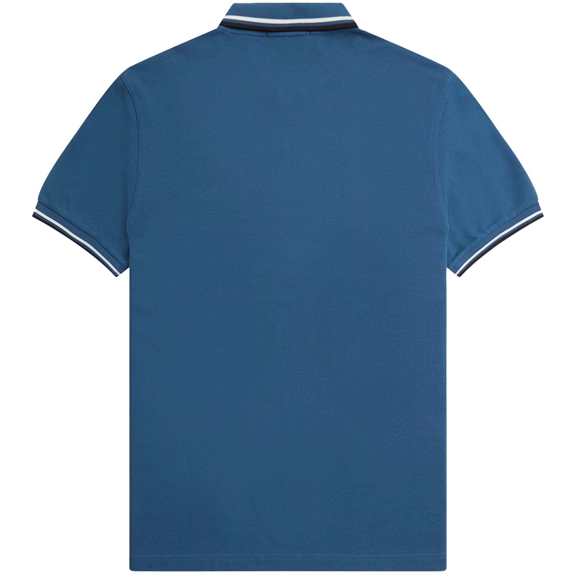 Fred Perry M3600 Twin Tipped Polo - Midnight Blue