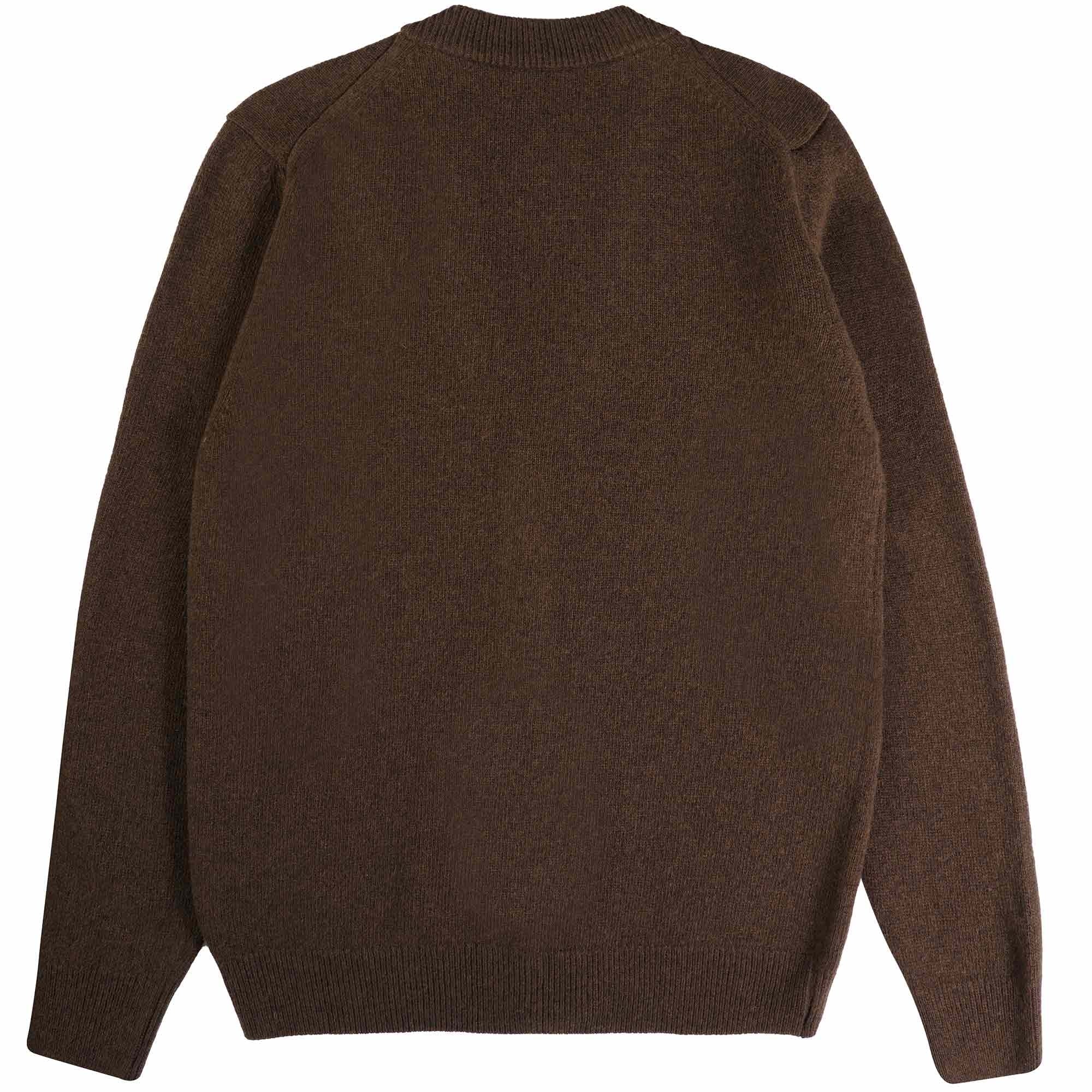 Pringle of Scotland V Neck Cardigan - Dark Brown