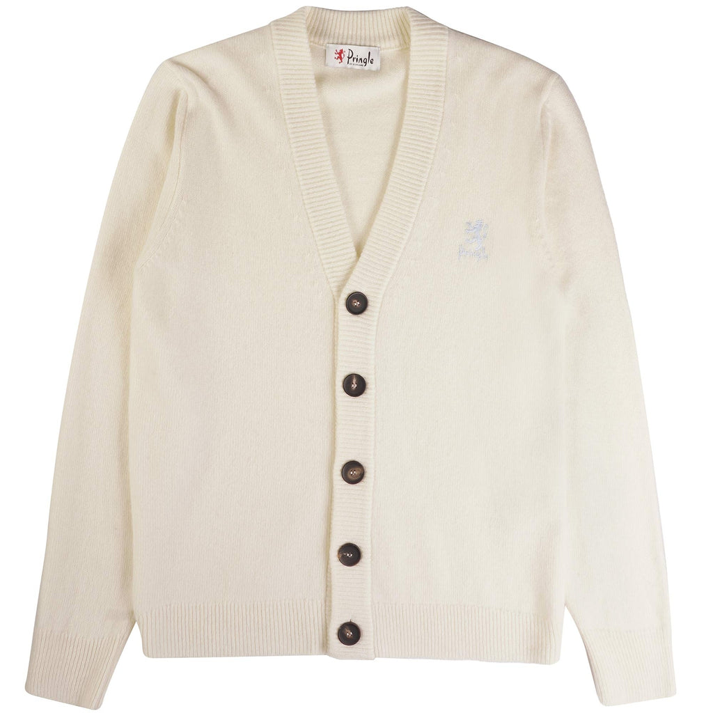 Pringle of Scotland V Neck Cardigan - Ivory