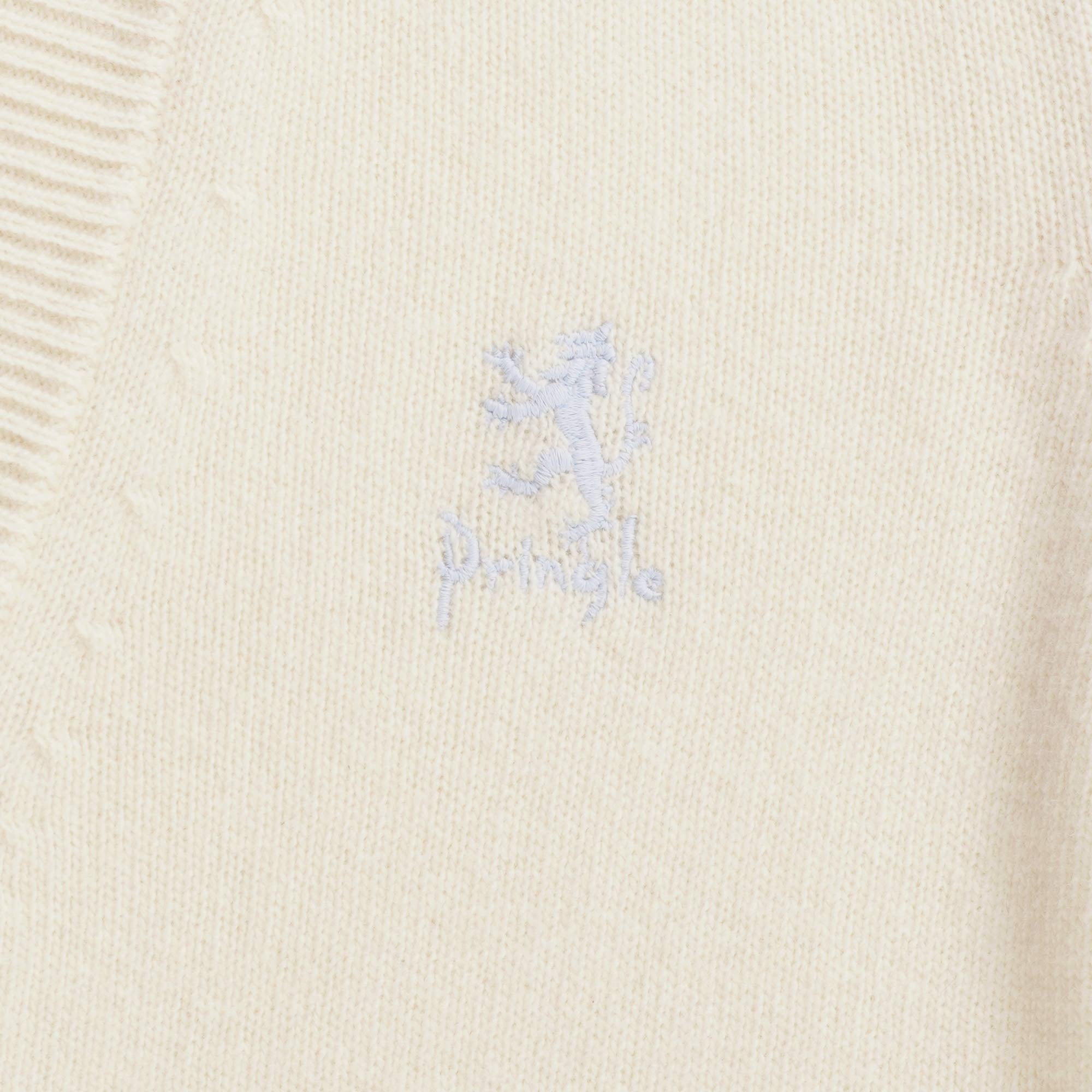 Pringle of Scotland V Neck Cardigan - Ivory