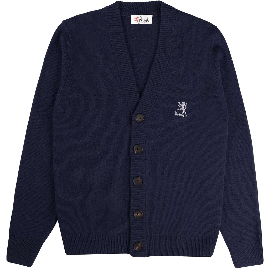 Pringle of Scotland V Neck Cardigan - Navy