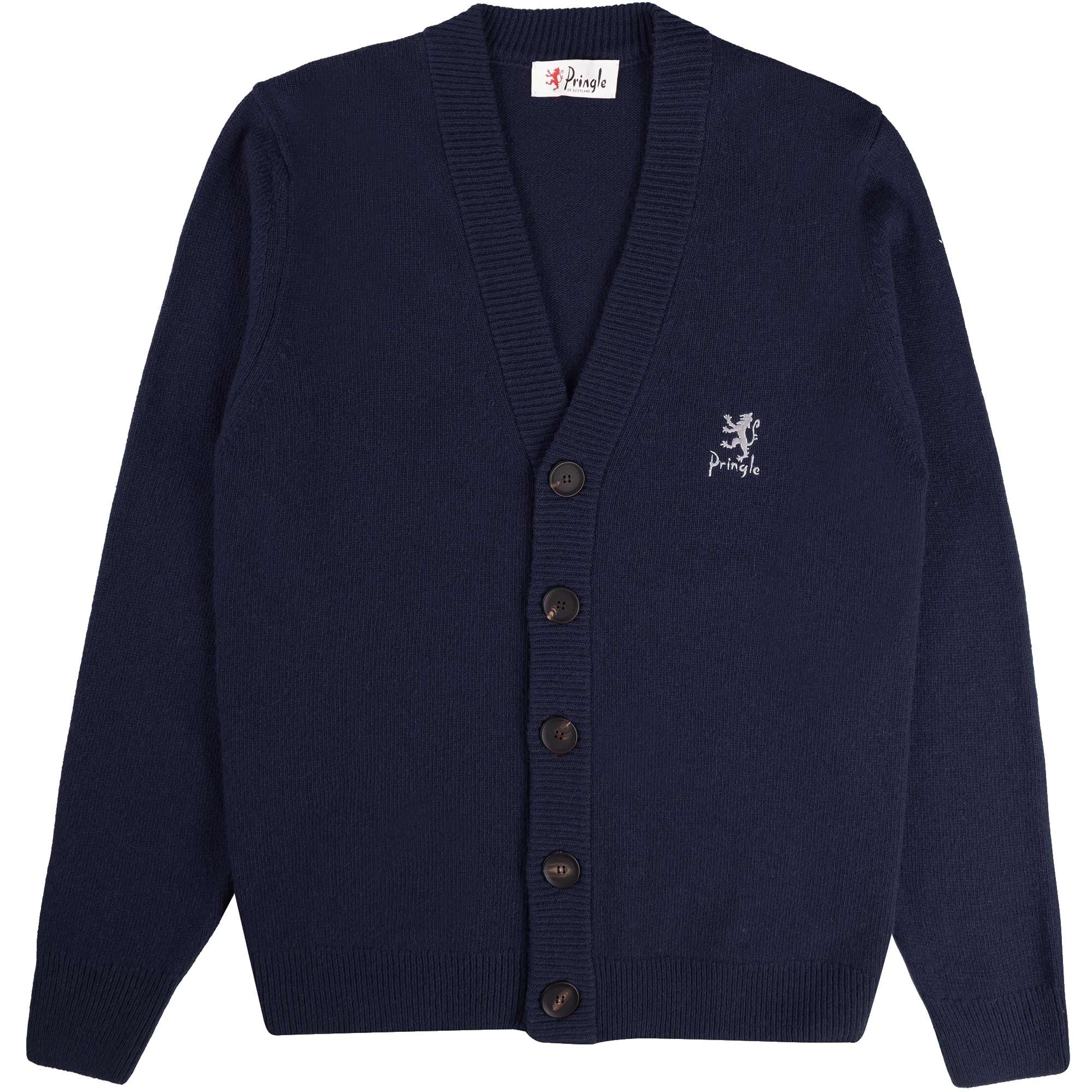 Pringle of Scotland V Neck Cardigan - Navy