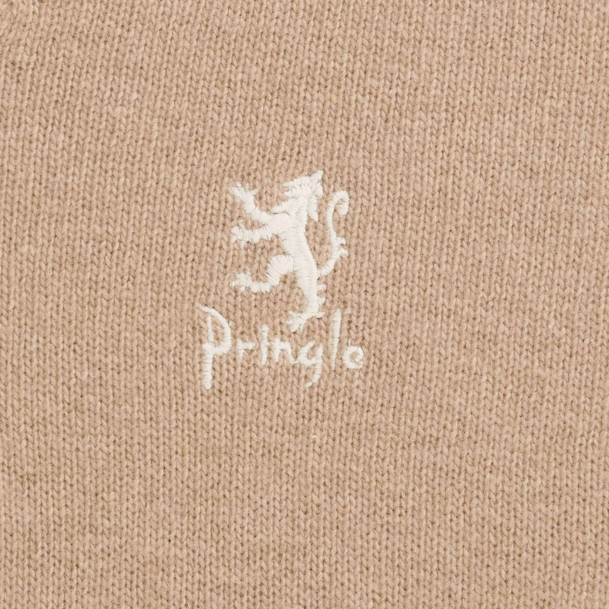 Pringle of Scotland V Neck Jumper - Camel