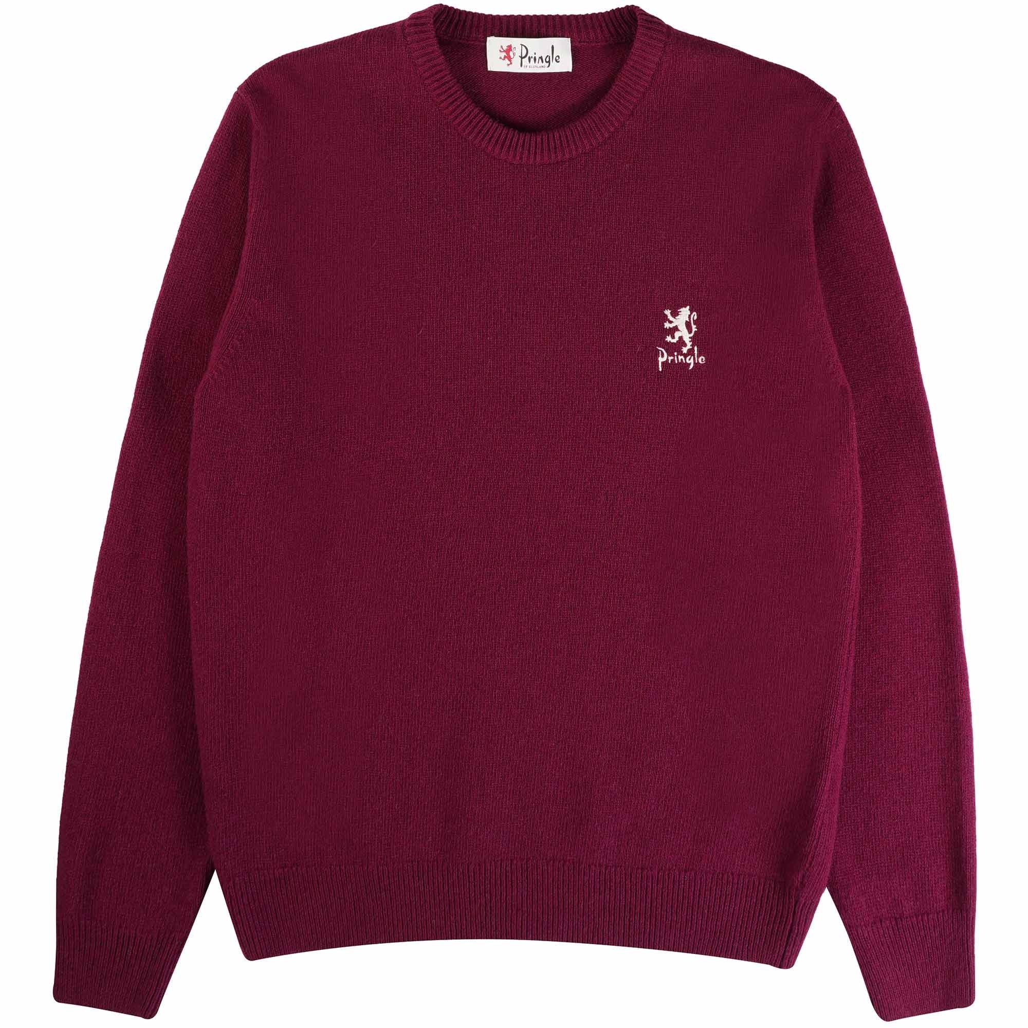 Pringle of Scotland Round Neck Jumper - Claret