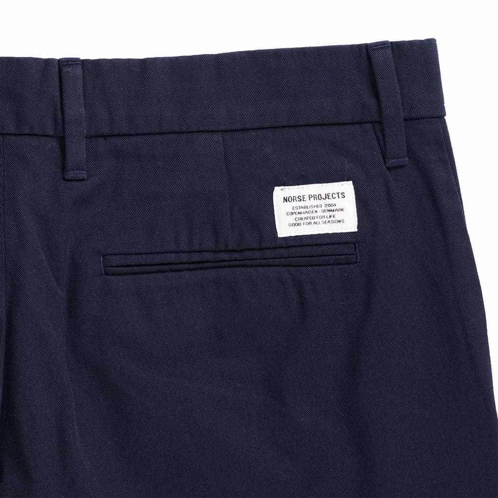 Norse Projects Aros Slim Light Stretch Trousers - Navy