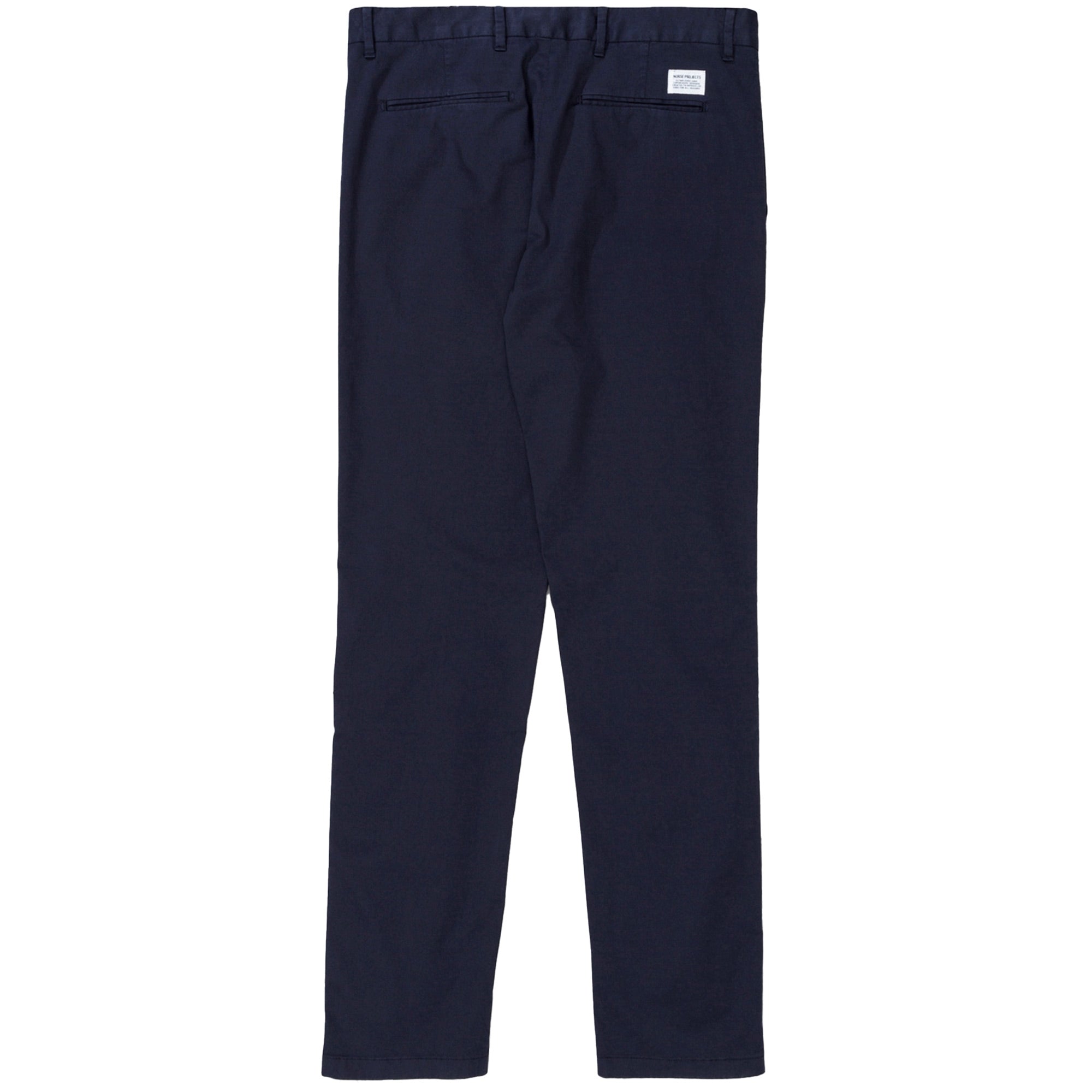 Norse Projects Aros Slim Light Stretch Trousers - Navy