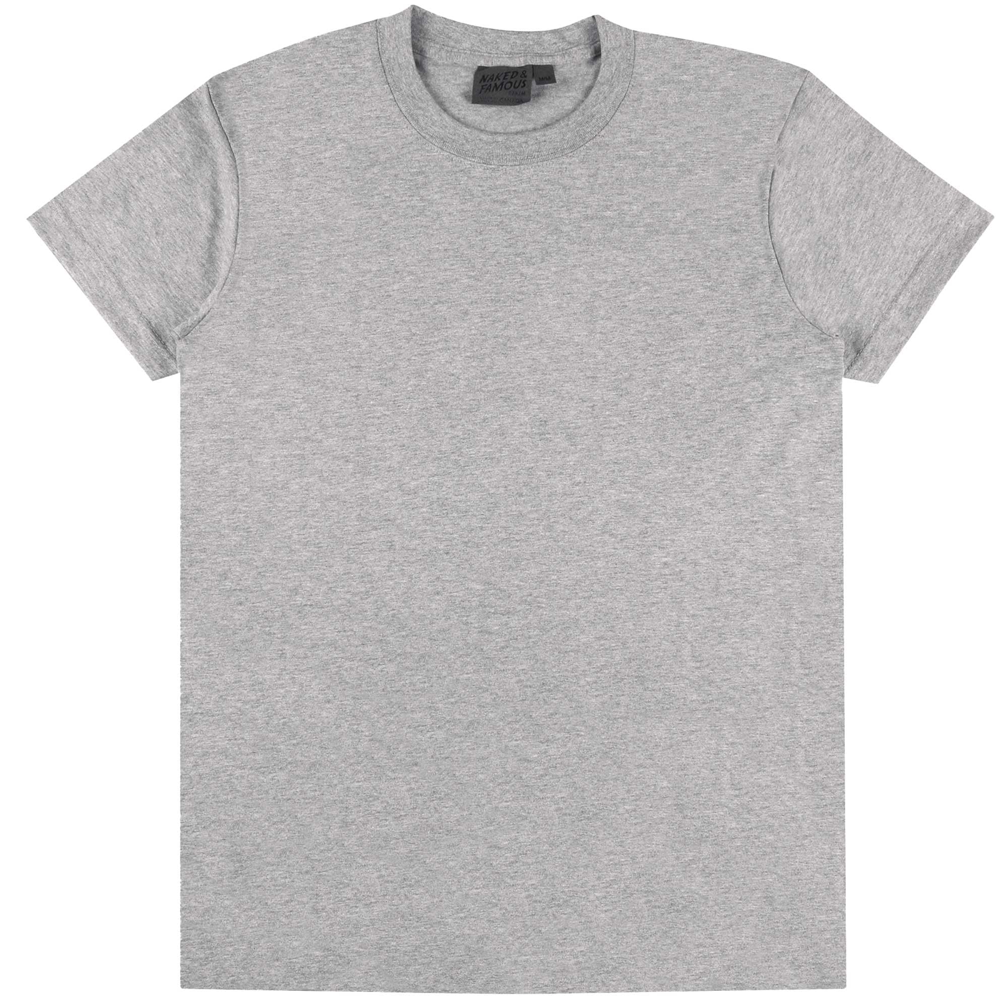Naked and Famous Denim Vintage Circular Knit Grey T-Shirt