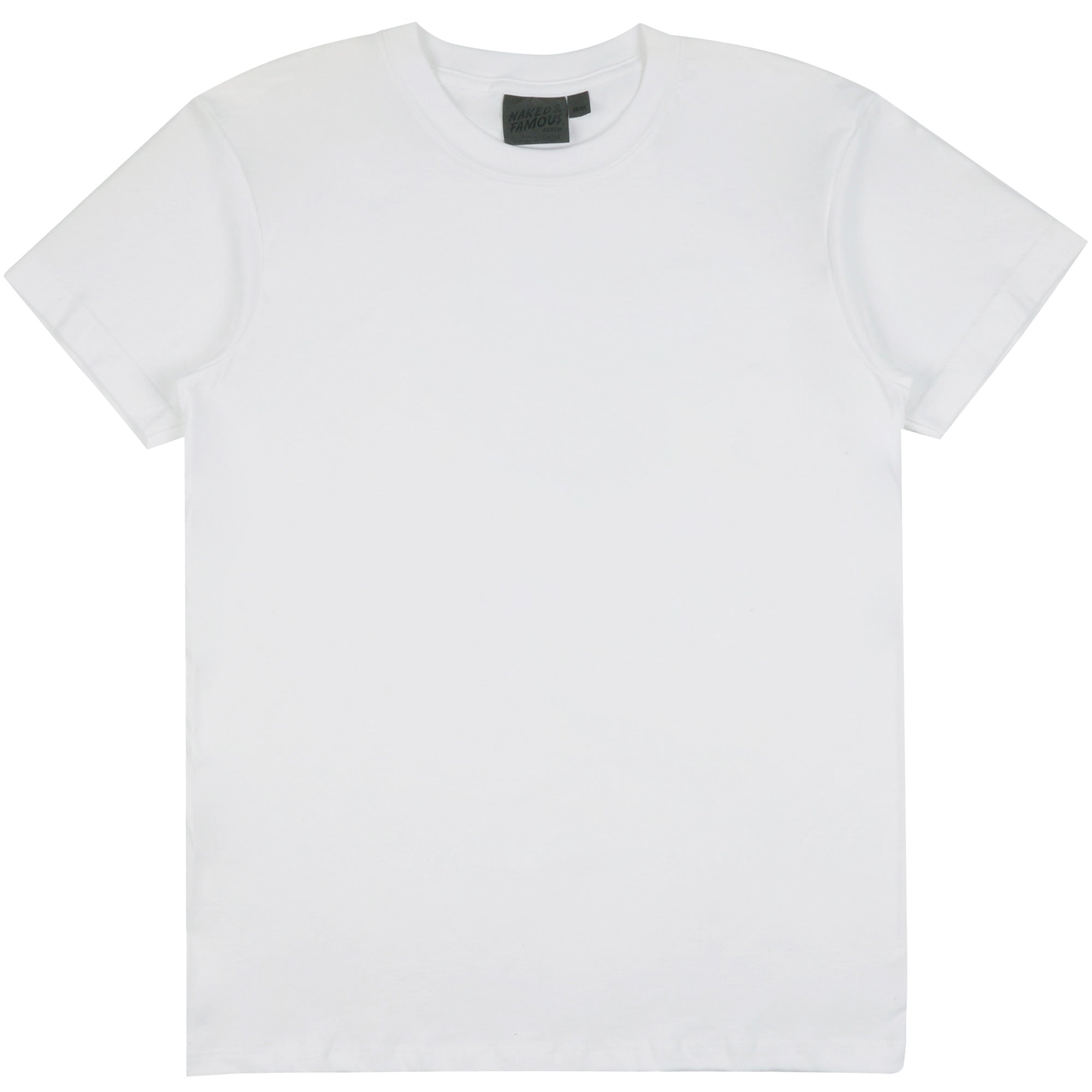 Naked and Famous Denim Naked and Famous Vintage Circular Knit White T-Shirt