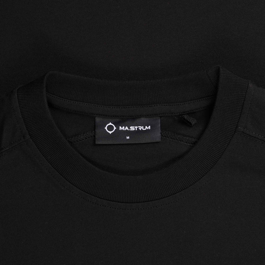 Ma Strum Short Sleeve Cargo Pocket T-Shirt - Jet Black