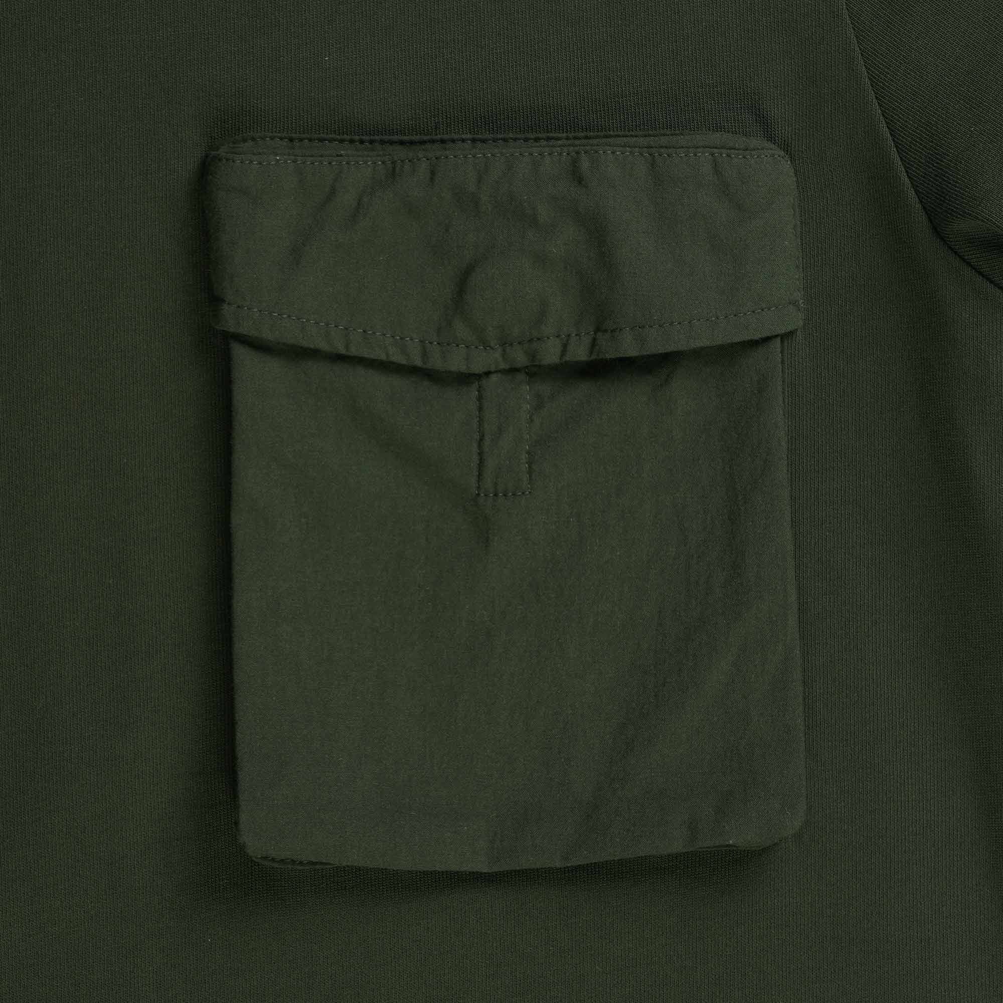 Ma Strum Long Sleeve Cargo Pocket Tee - Oil Slick
