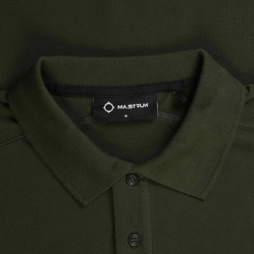 Ma Strum Long Sleeve Polo Shirt - Oil Slick