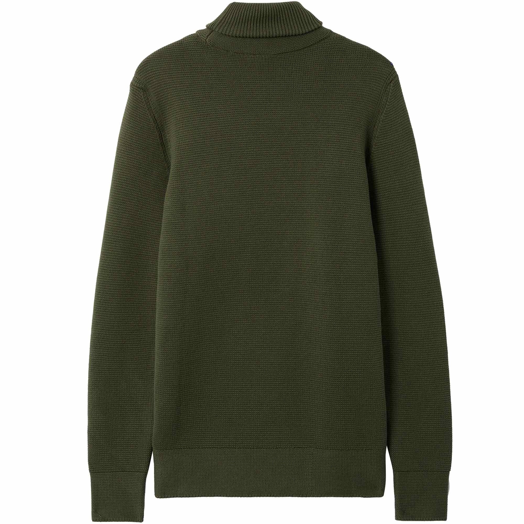 Ma Strum Milano Knit Roll Neck Jumper - Oil Slick