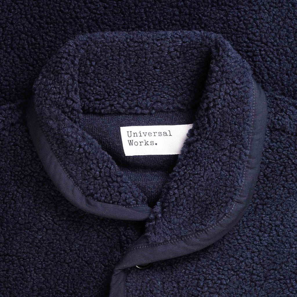 Universal Works Mountain Fleece Lancaster Jacket - Navy