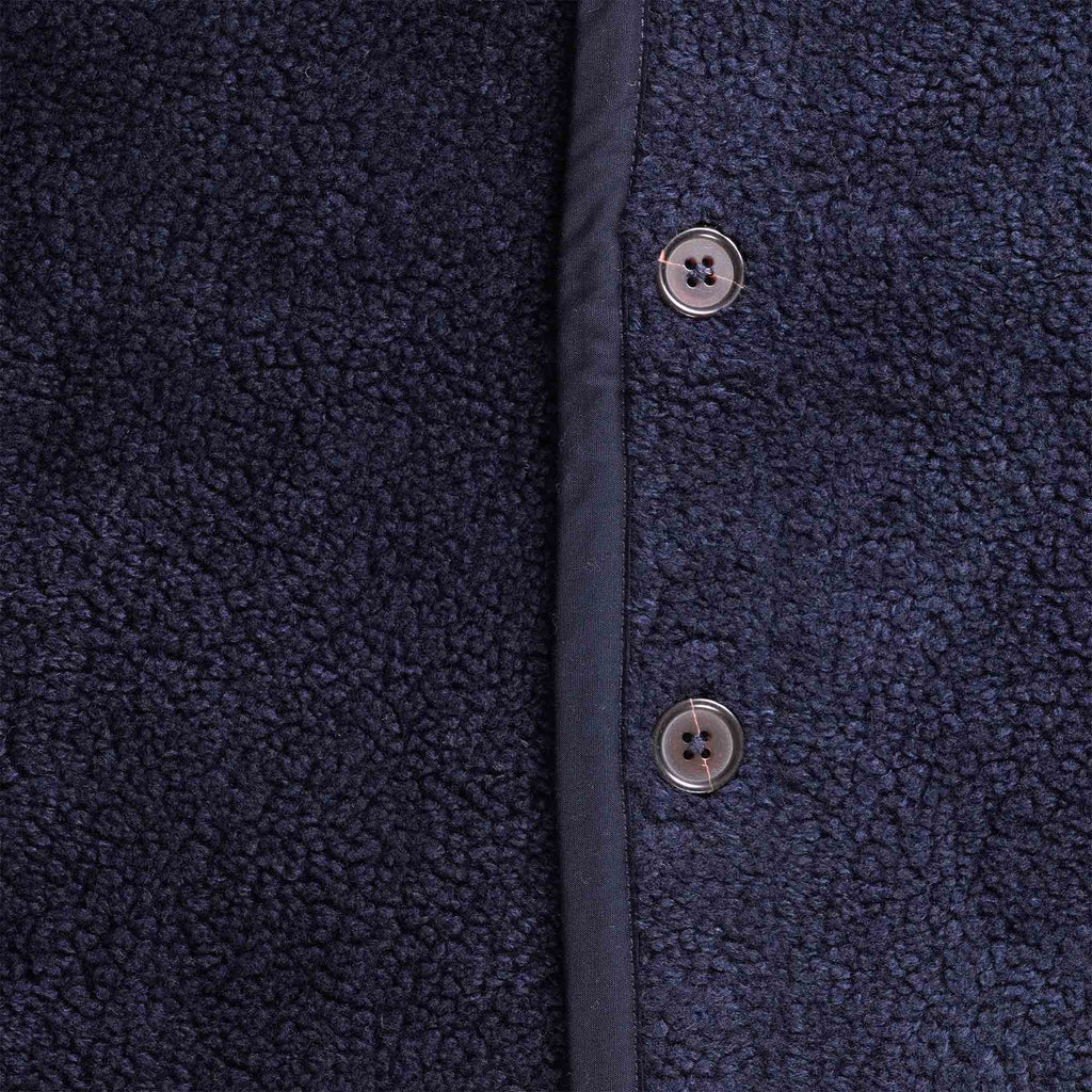 Universal Works Mountain Fleece Lancaster Jacket - Navy
