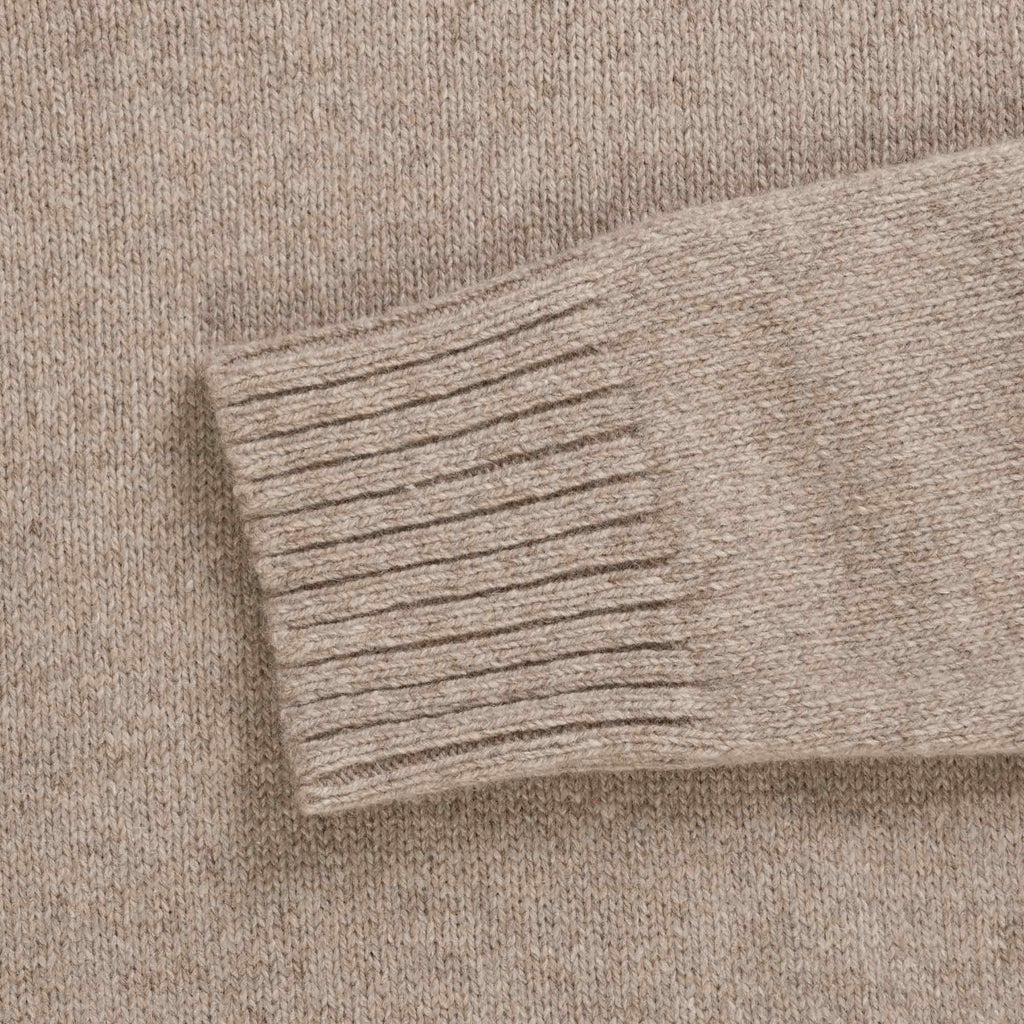 Universal Works Eco Wool Roll Neck Knit - Oatmeal