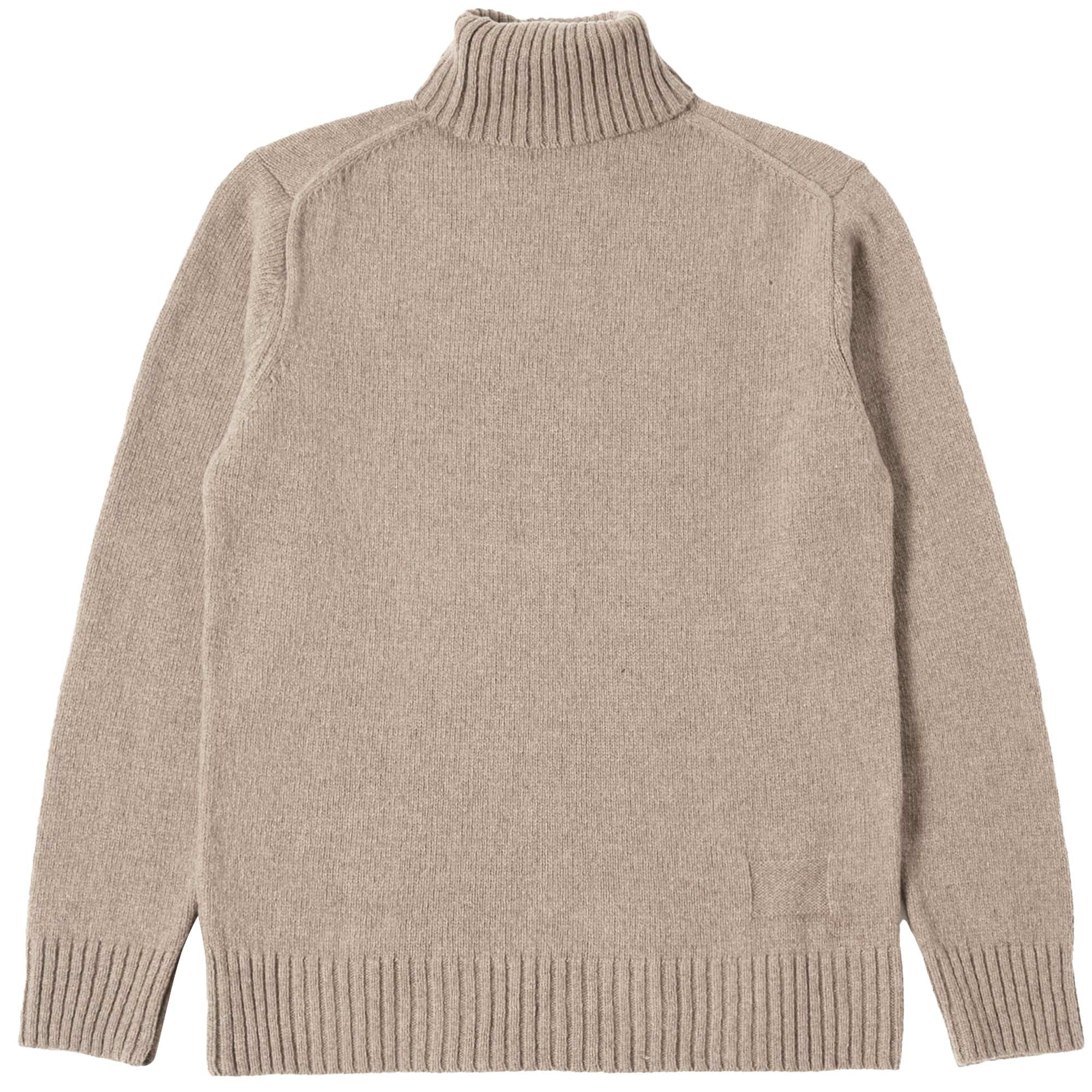 Universal Works Eco Wool Roll Neck Knit - Oatmeal