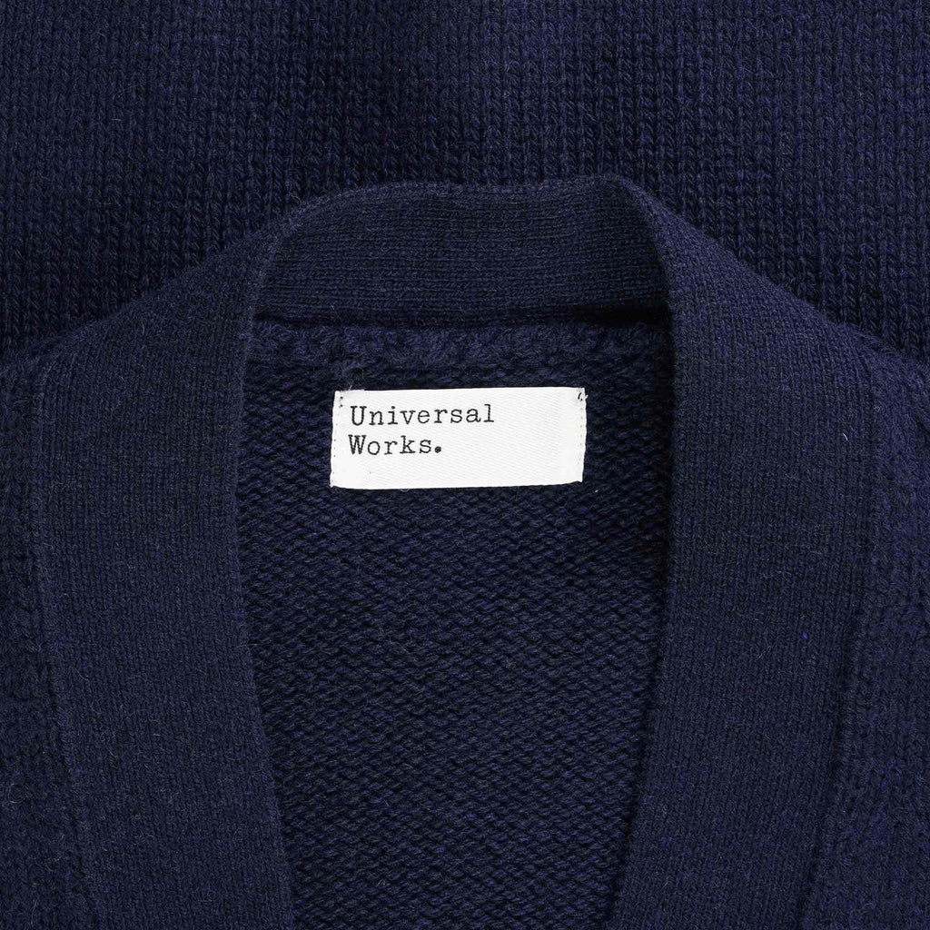 Universal Works Langdale Cardigan - Navy