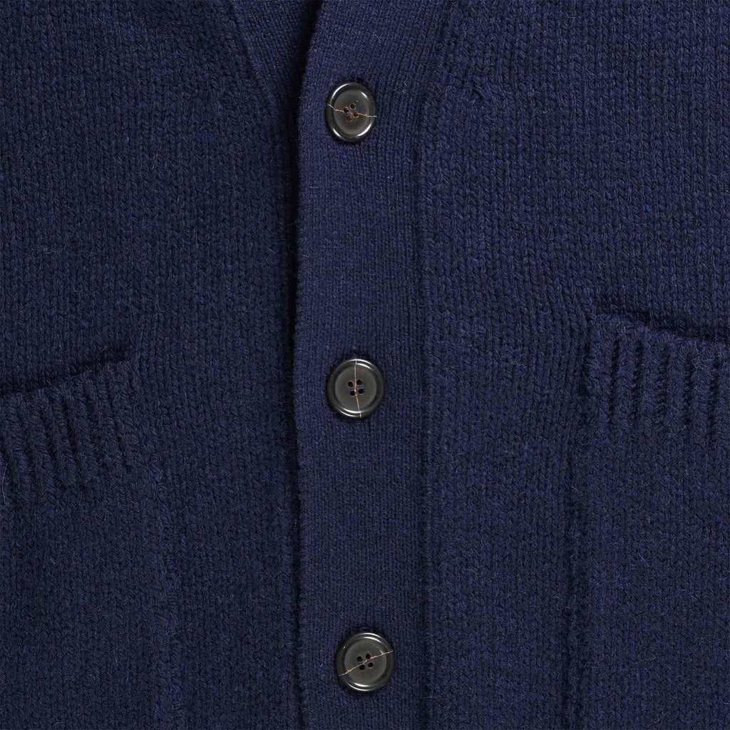 Universal Works Langdale Cardigan - Navy