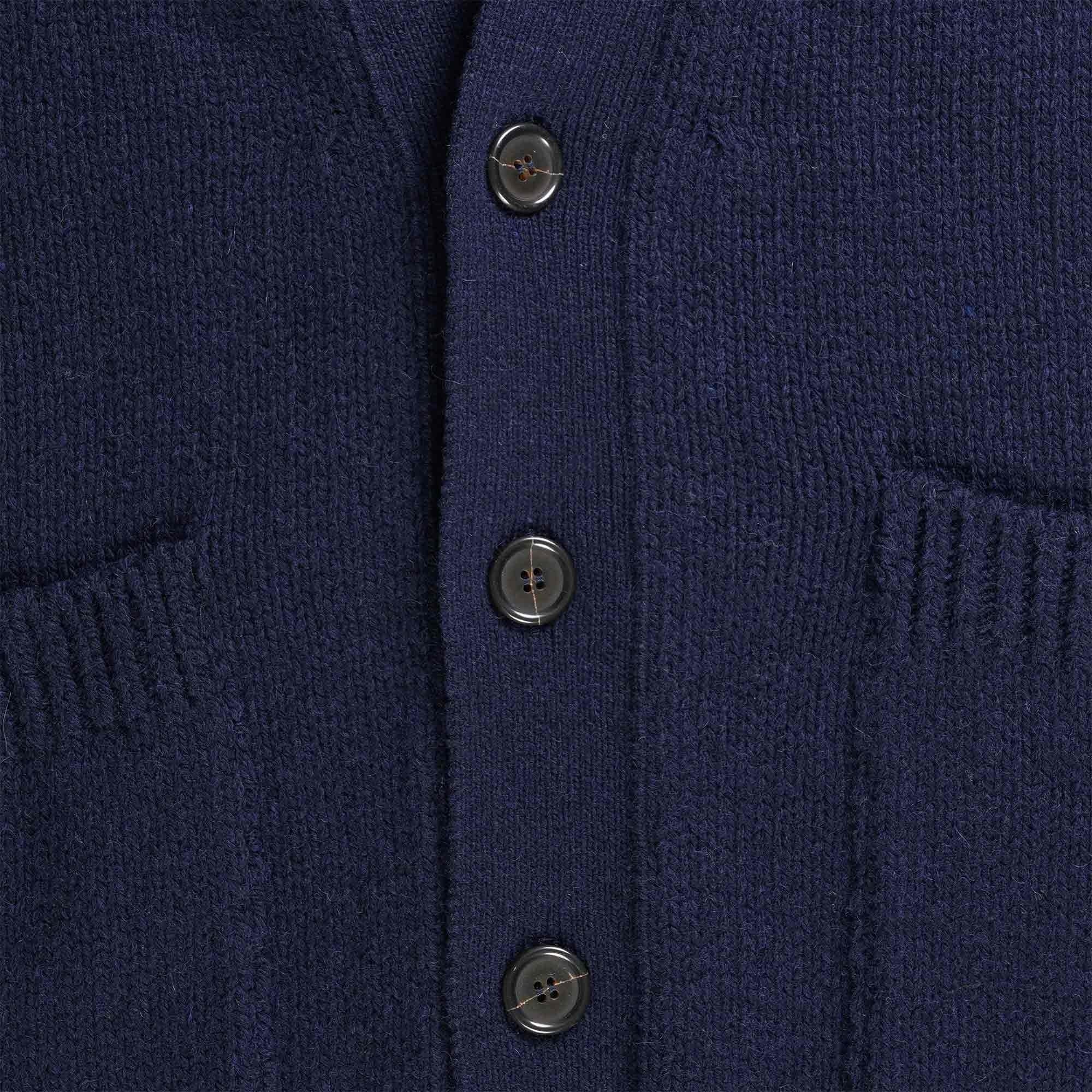 Universal Works Langdale Cardigan - Navy