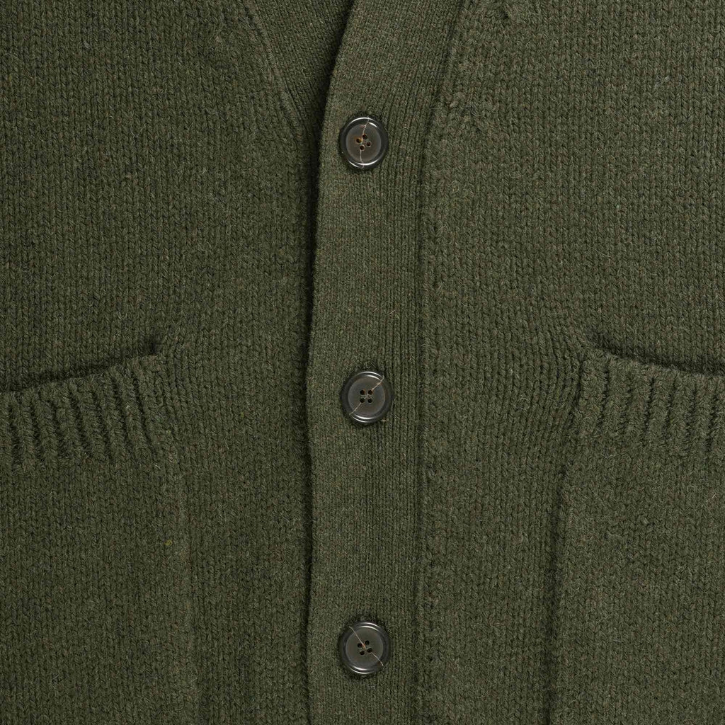 Universal Works Langdale Cardigan - Olive