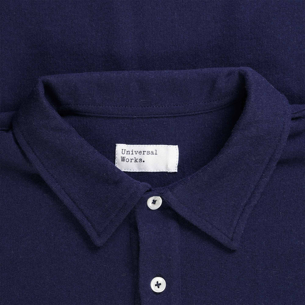 Universal Works Pullover Long Sleeve Shirt - Navy