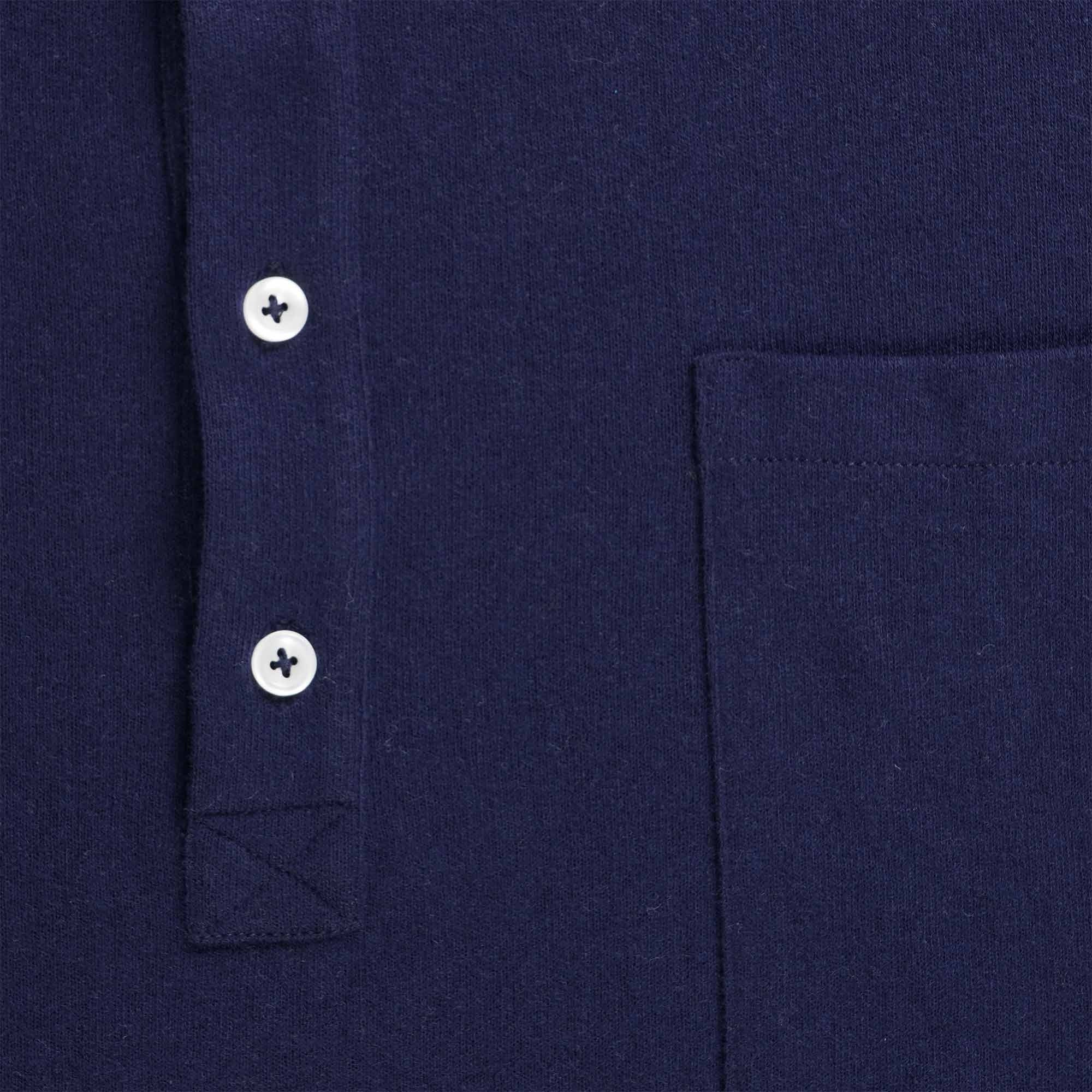 Universal Works Pullover Long Sleeve Shirt - Navy