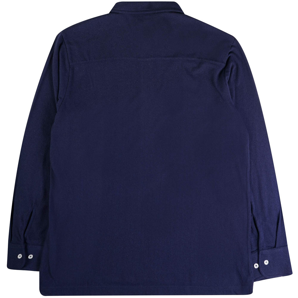 Universal Works Pullover Long Sleeve Shirt - Navy