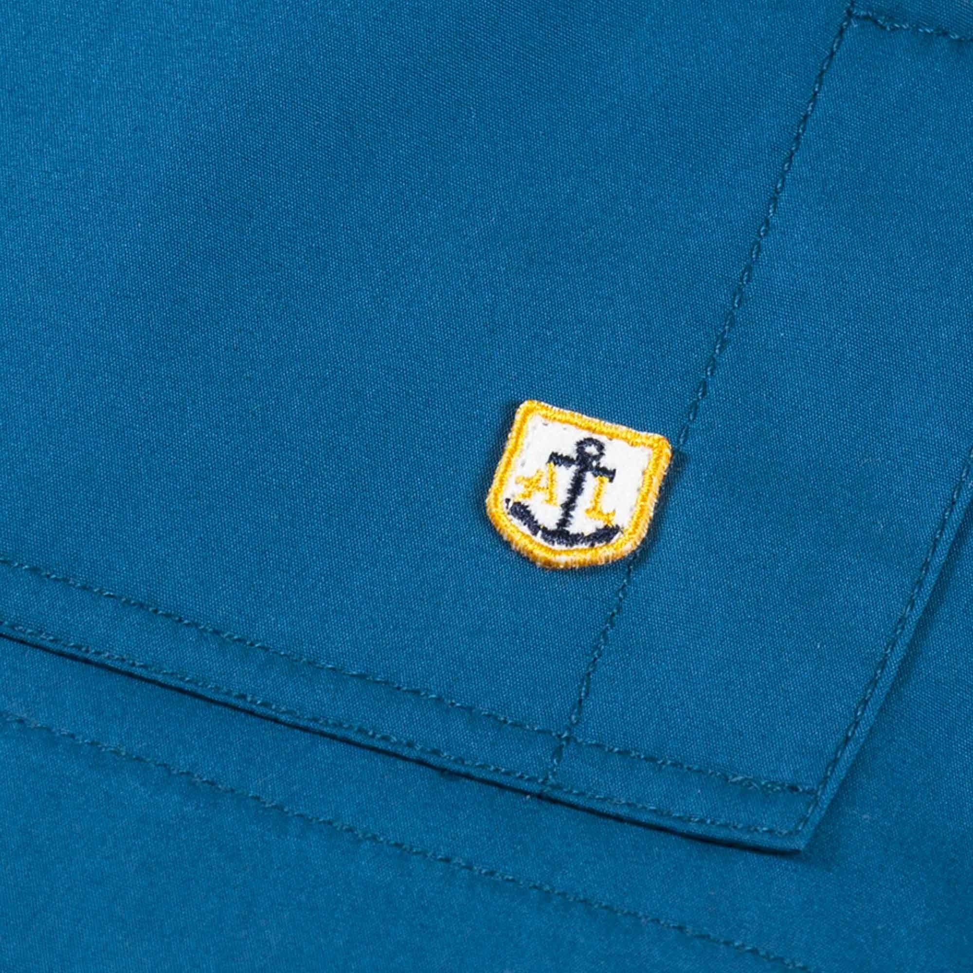 Armor Lux Water Repellent Pea Jacket - Blue