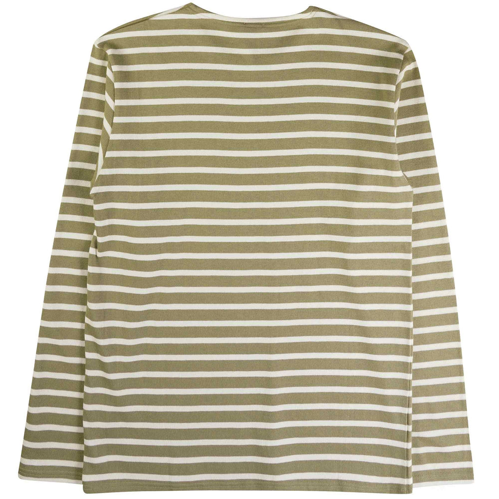 Armor Lux Breton Striped T-Shirt - Oliva