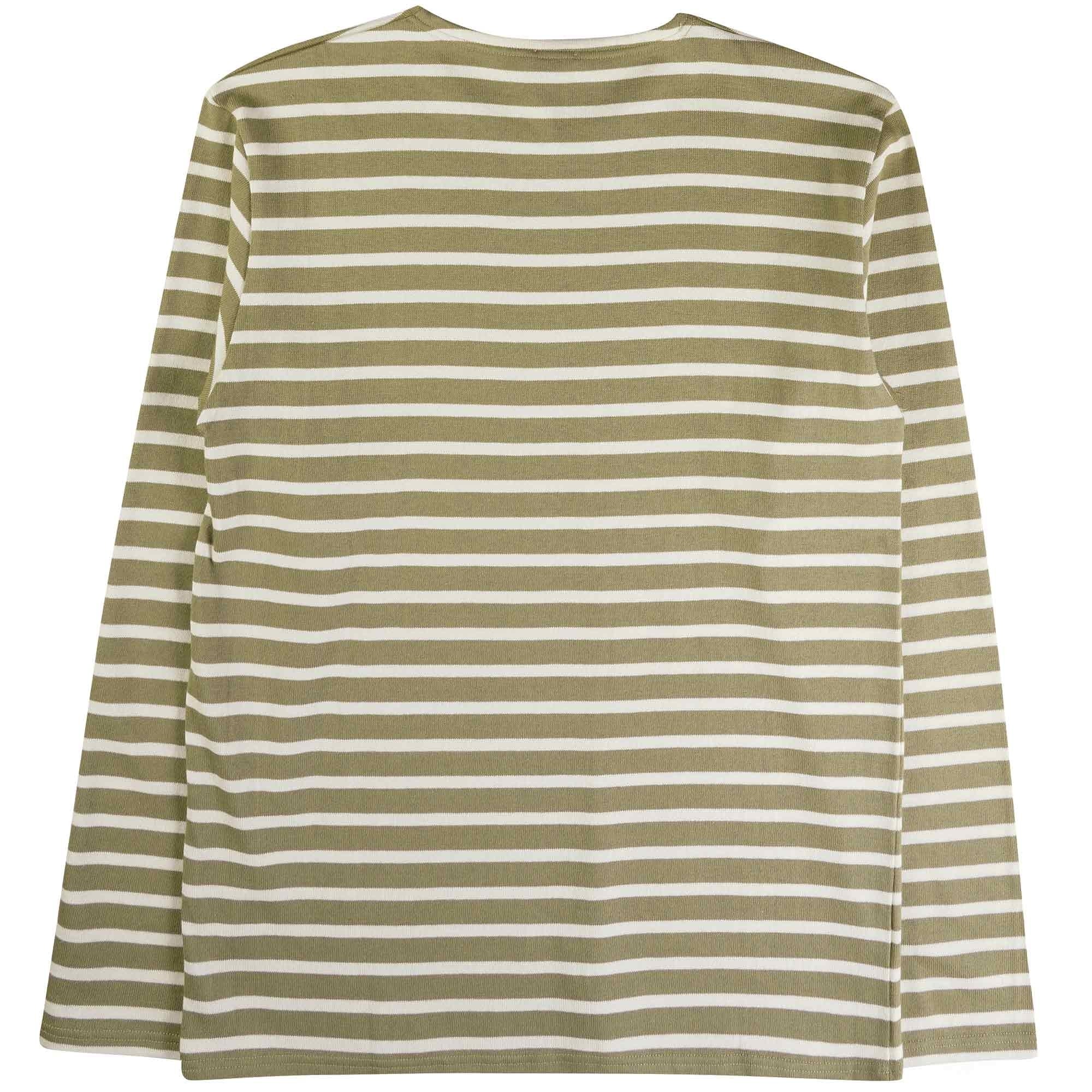 Armor Lux Breton Striped T-Shirt - Oliva