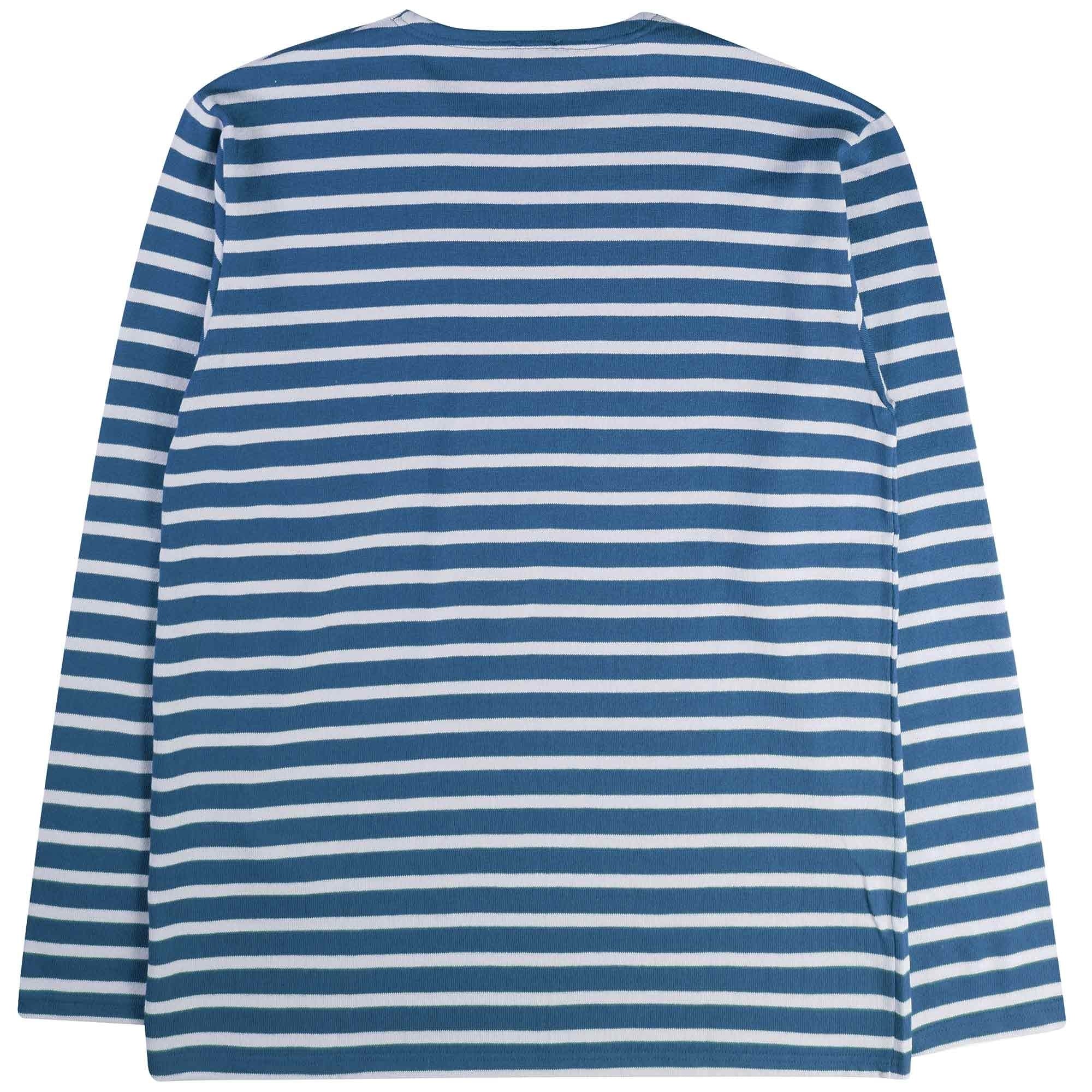 Armor Lux Breton Striped T-Shirt - Blue and Natural