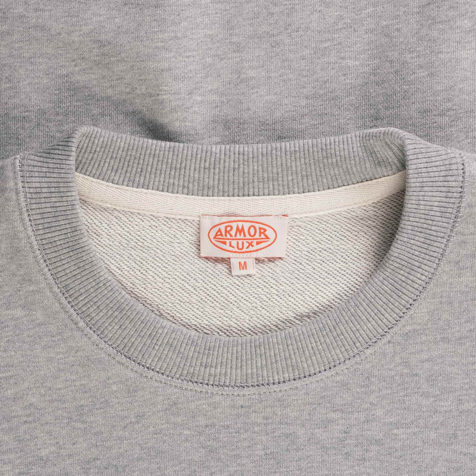 Armor Lux Logo Sweatshirt - Slate Grey
