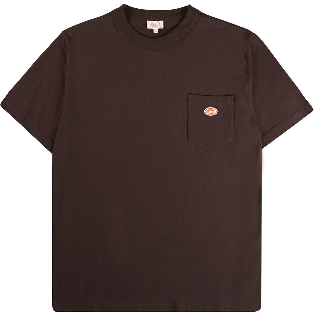 Armor Lux Logo Pocket T-Shirt - Acajou