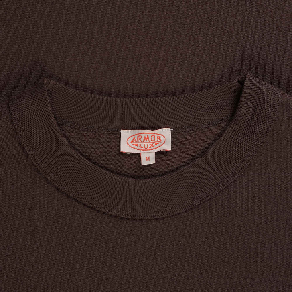 Armor Lux Logo Pocket T-Shirt - Acajou