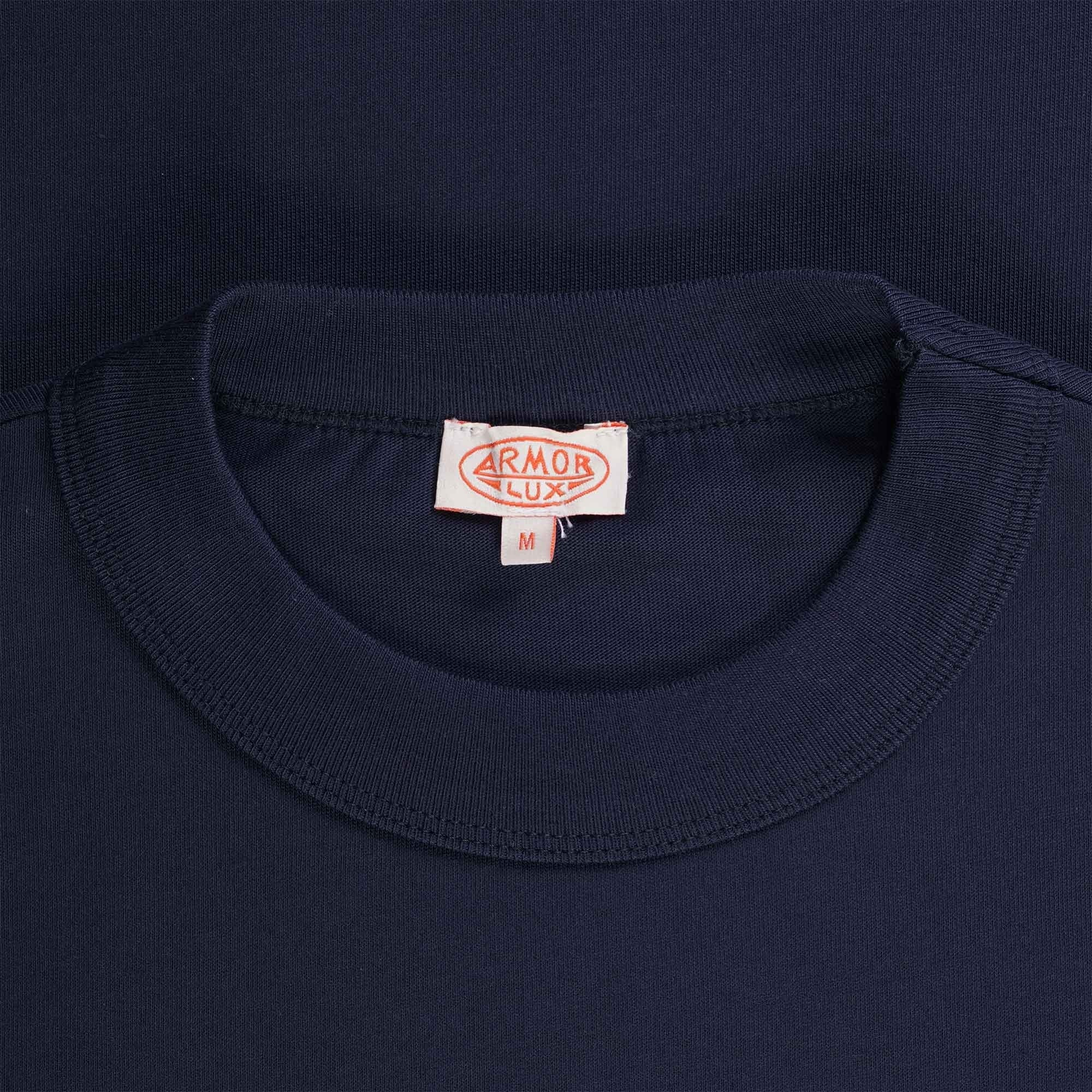 Armor Lux Logo Pocket T-Shirt - Navy