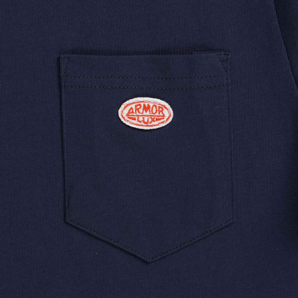 Armor Lux Logo Pocket T-Shirt - Navy