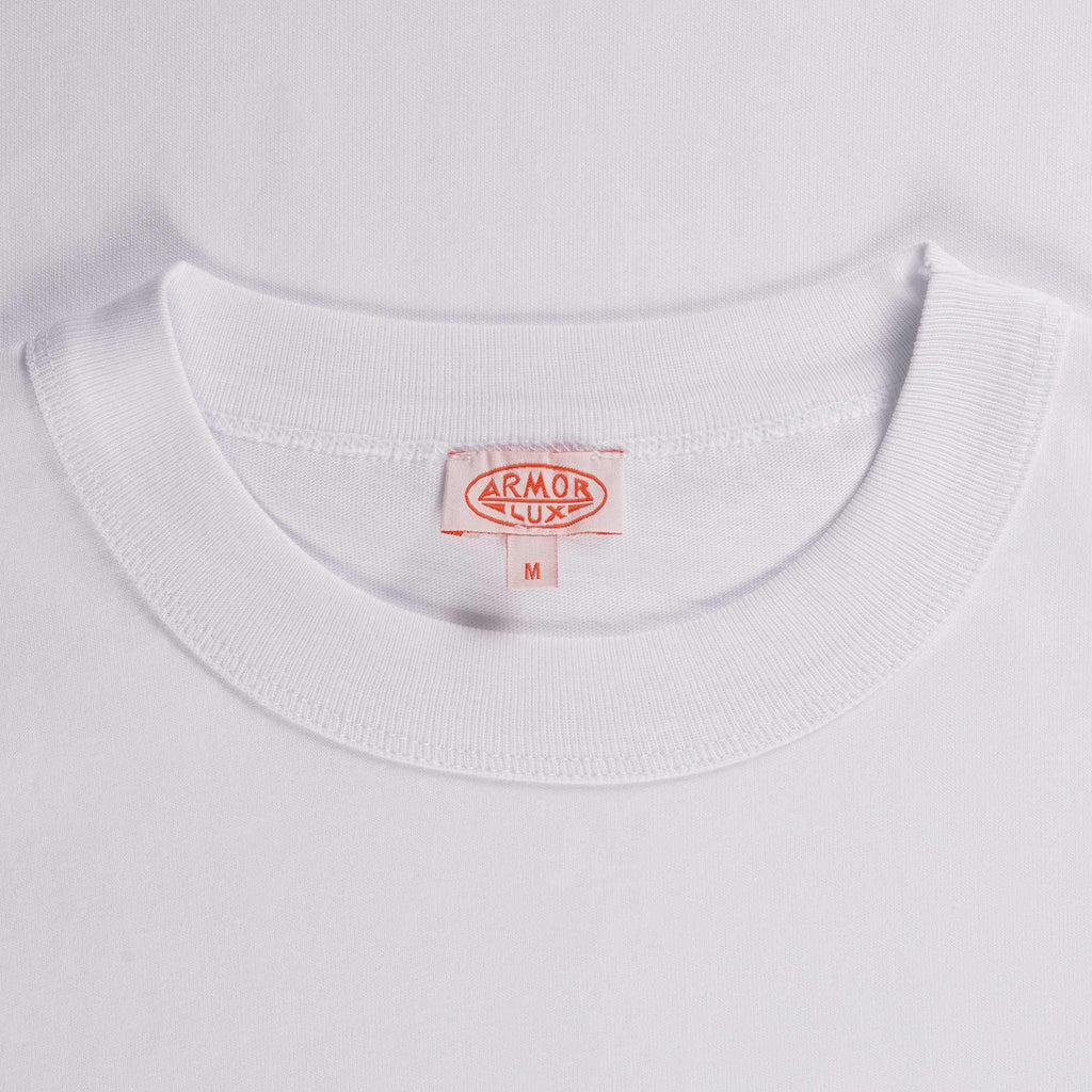 Armor Lux Logo Pocket T-Shirt - White