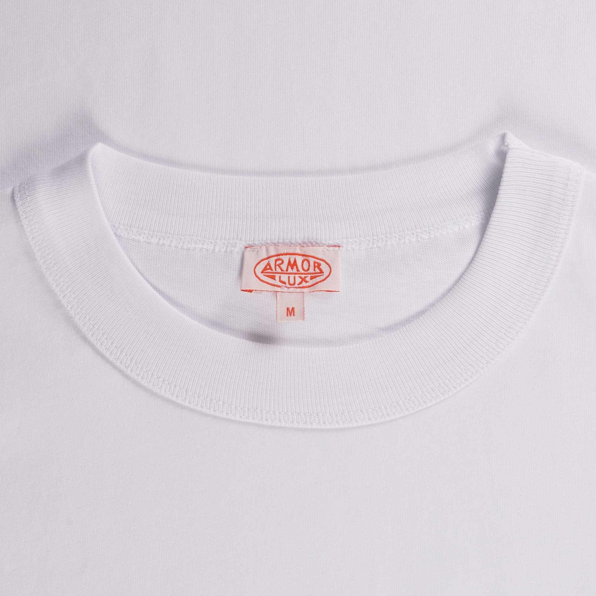 Armor Lux Logo Pocket T-Shirt - White