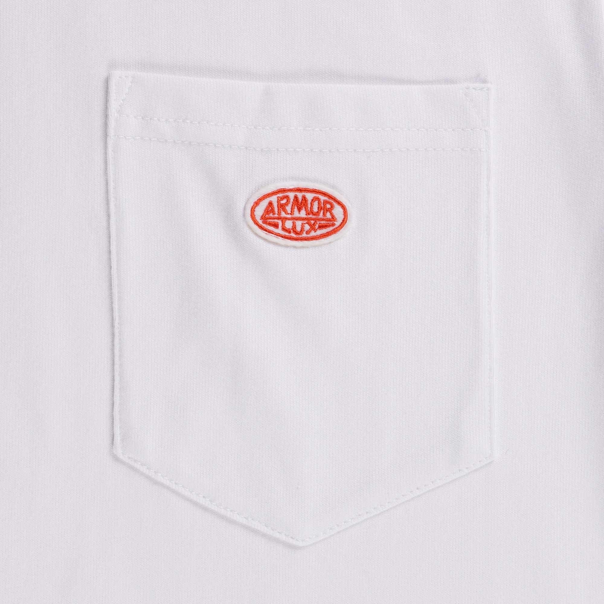 Armor Lux Logo Pocket T-Shirt - White