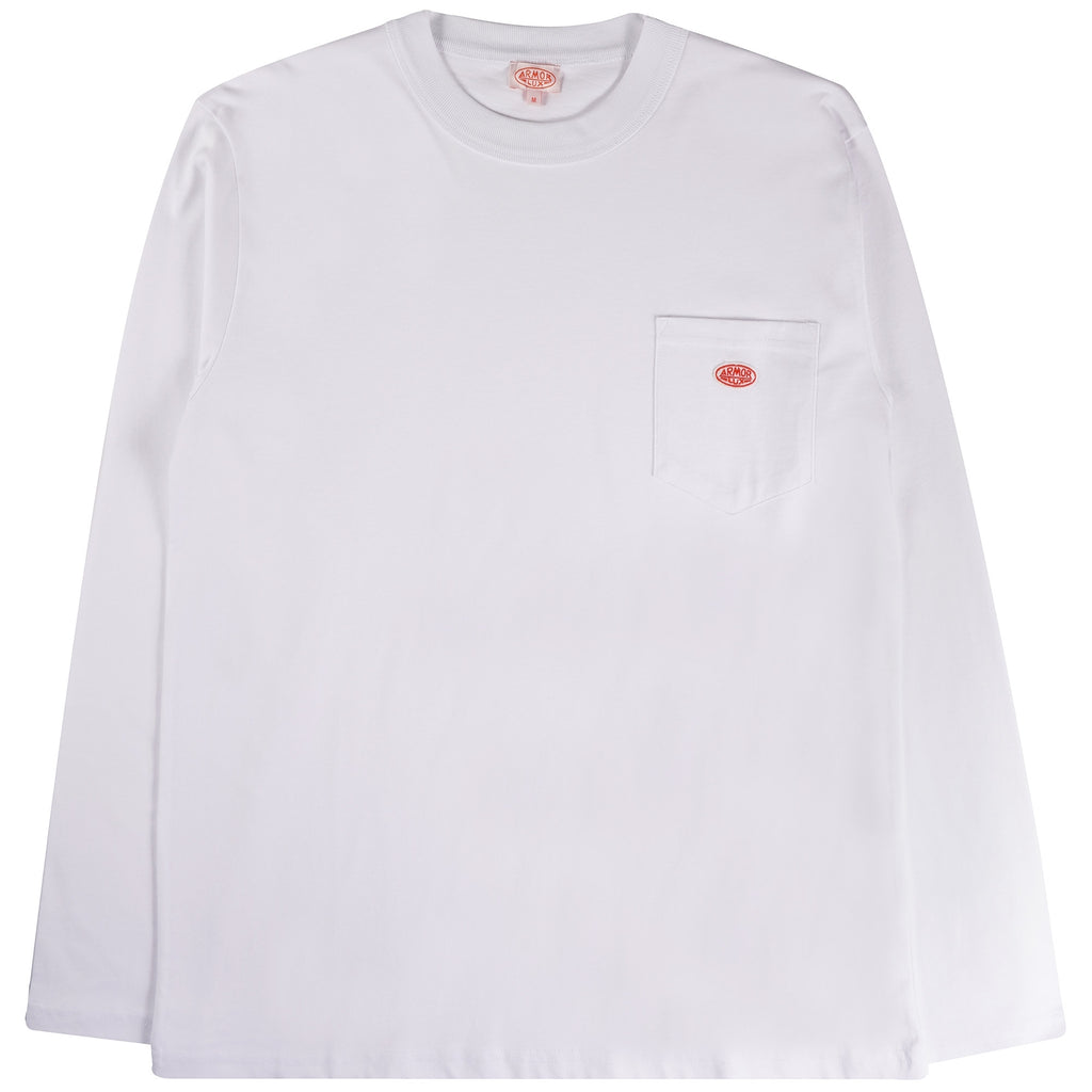 Armor Lux Logo Pocket T-Shirt - White