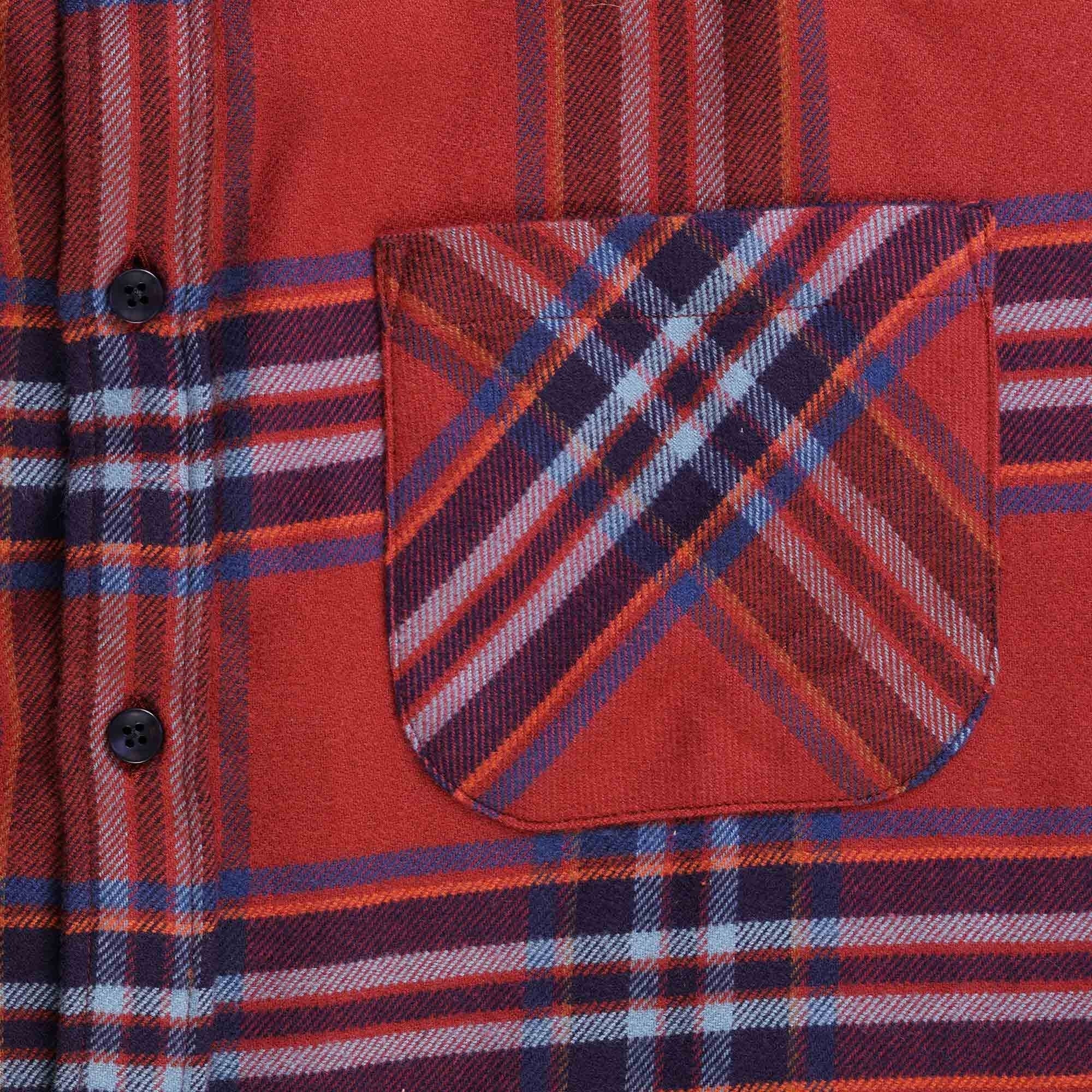 Portuguese Flannel Pau Shirt - Red