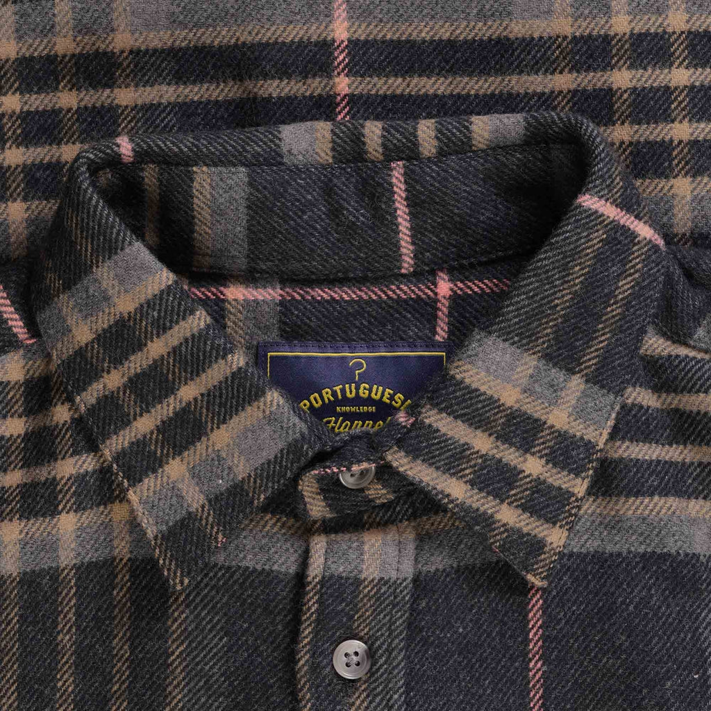 Portuguese Flannel Arquive 72 Shirt - Black