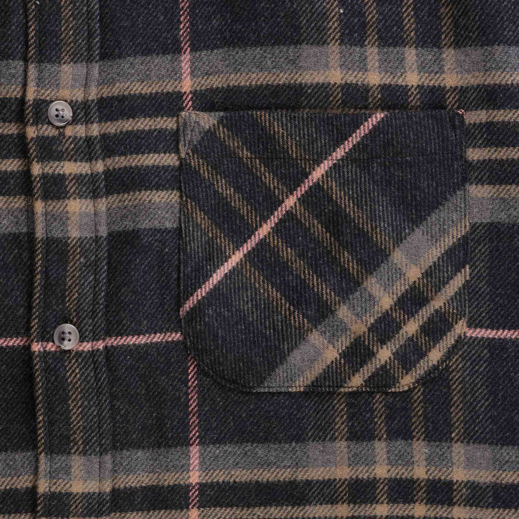 Portuguese Flannel Arquive 72 Shirt - Black