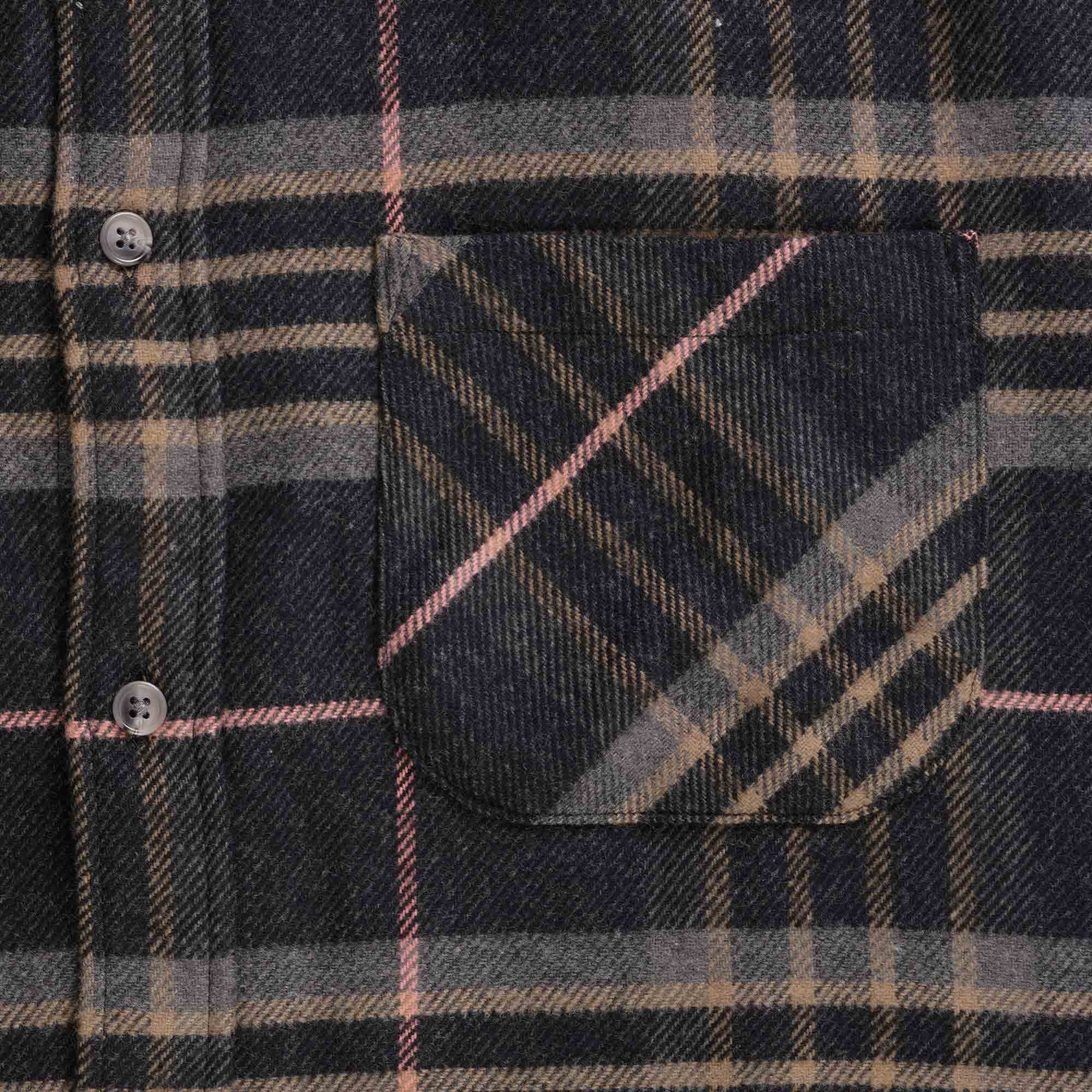Portuguese Flannel Arquive 72 Shirt - Black