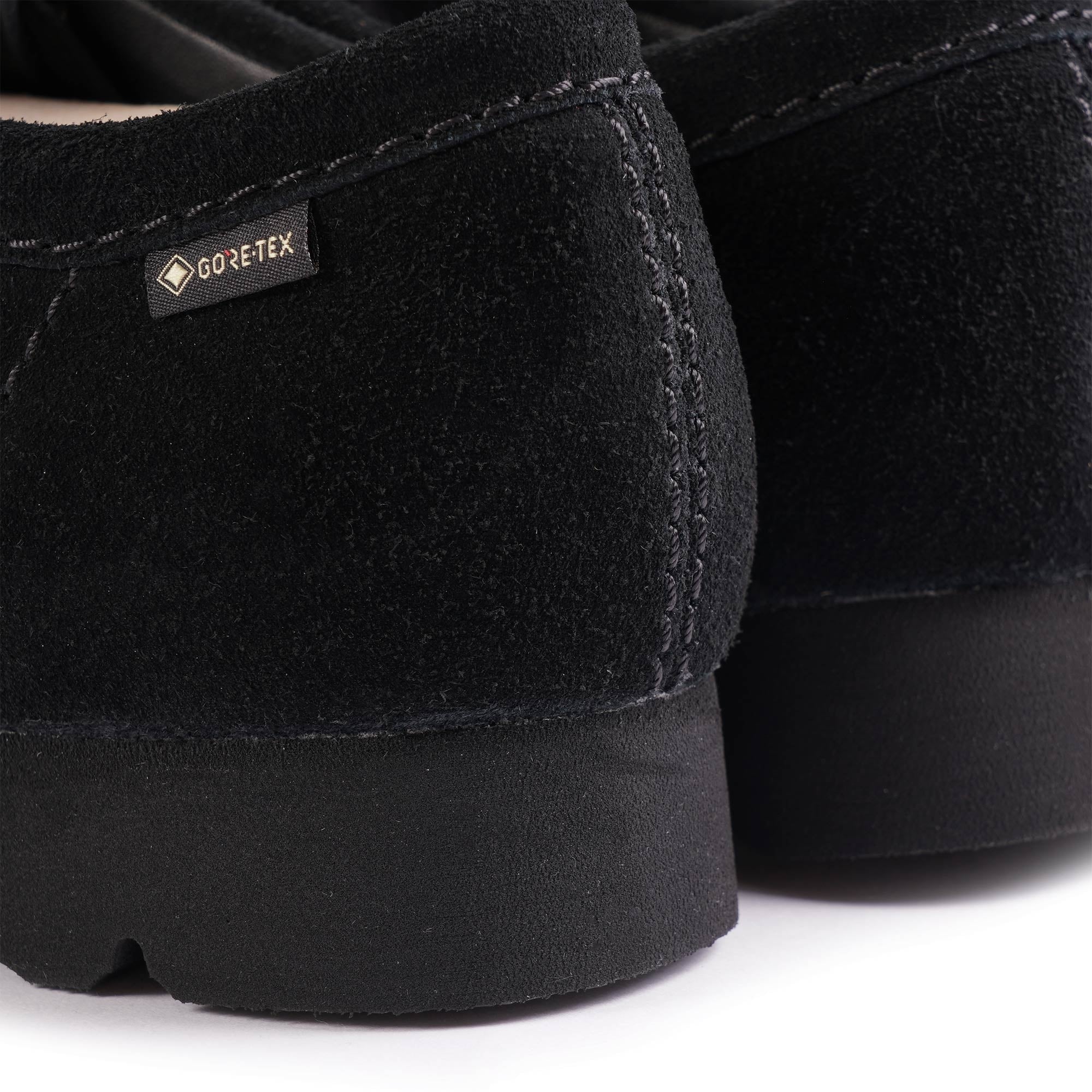 Clarks Originals Wallabee GTX - Black Suede – Stuarts London