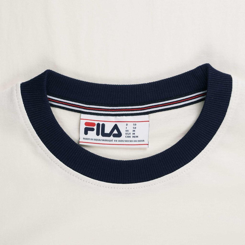 Fila Vintage Marconi T-Shirt - Gardenia
