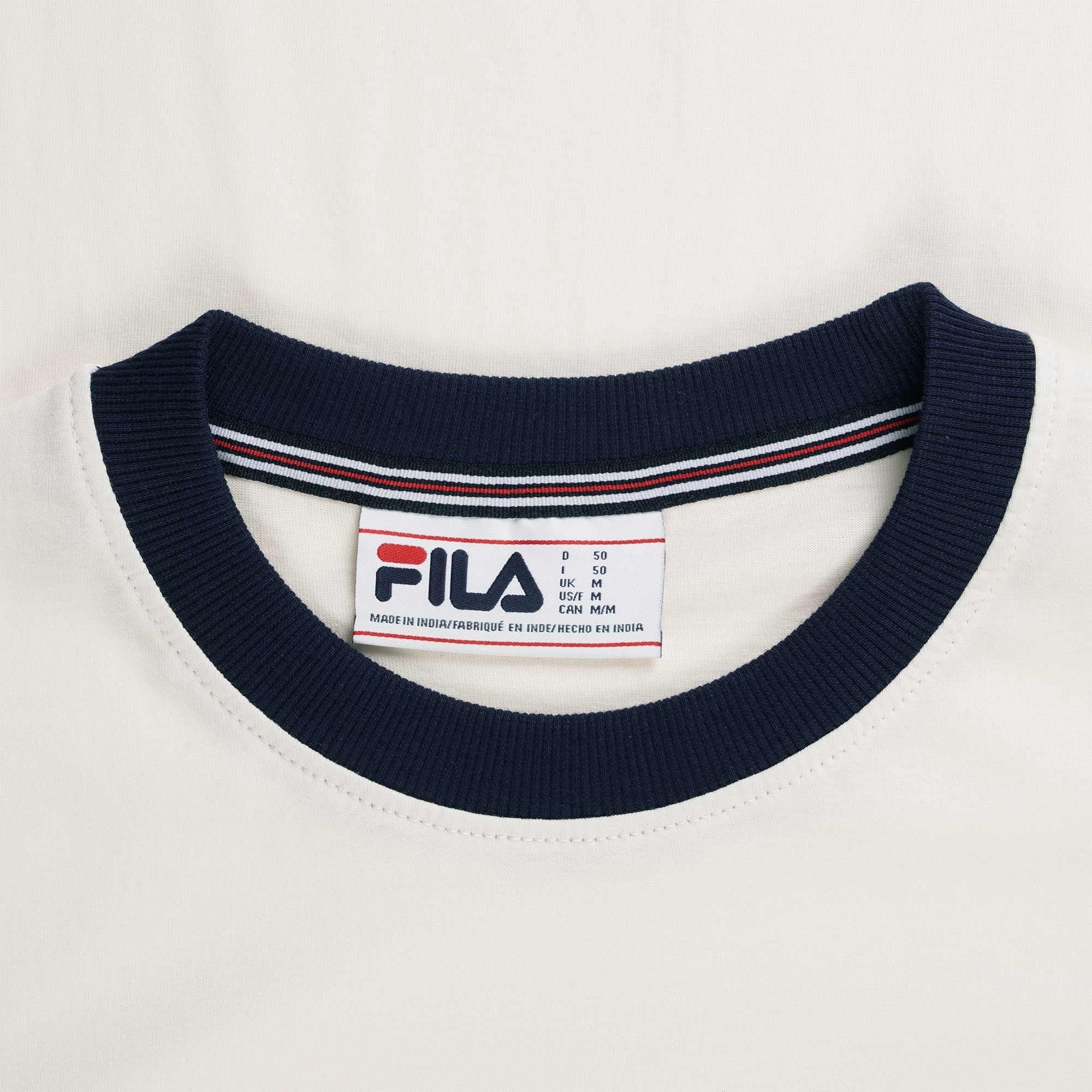 Fila Vintage Marconi T-Shirt - Gardenia