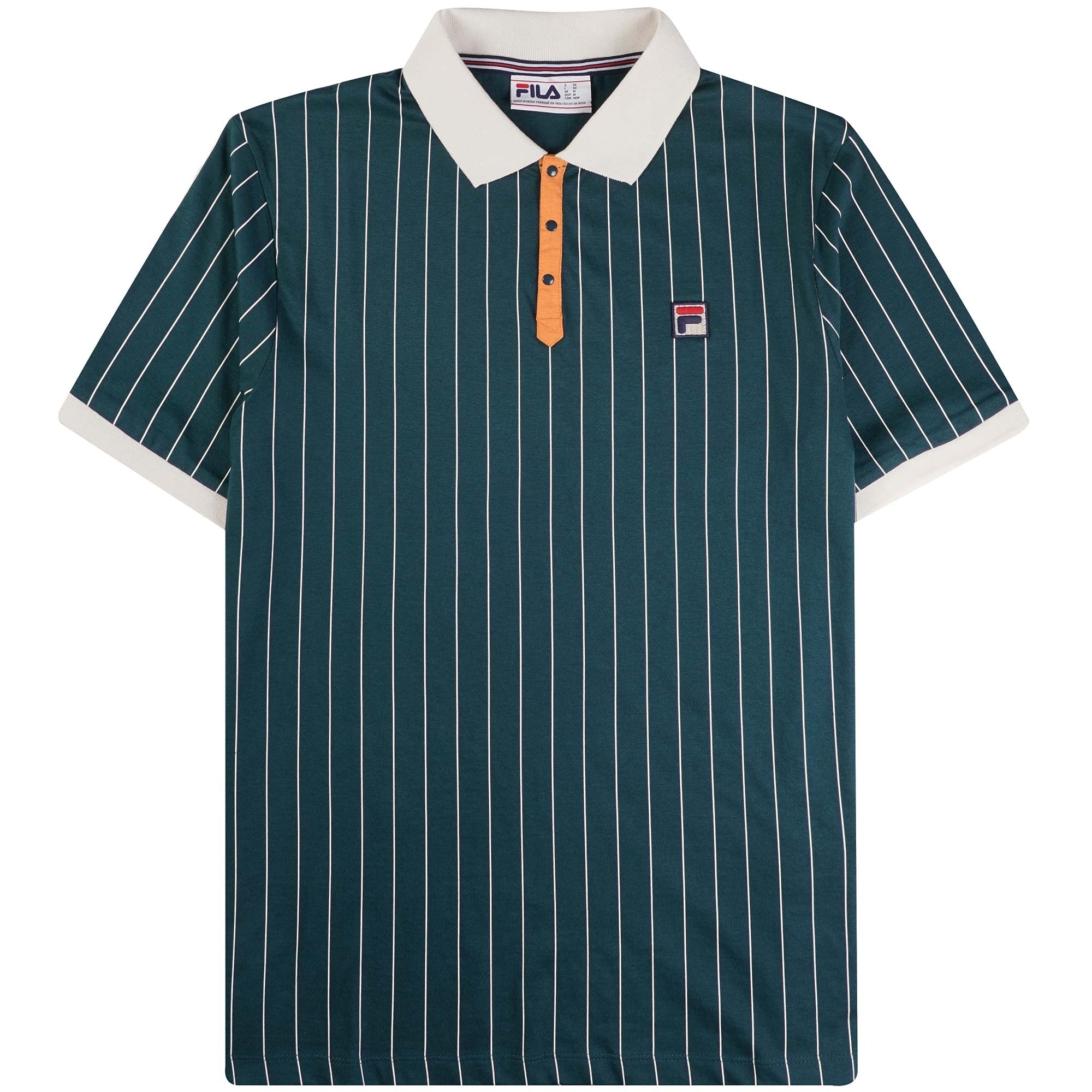 Fila Vintage BB1 Classic Vintage Striped Polo - Pond